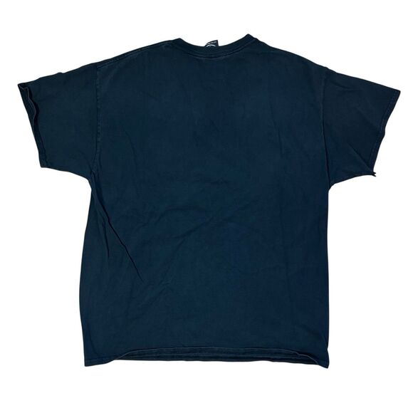 Vintage Golds Gym T Shirt L Black Venice California Distressed Pinholes - Picture 11 of 12